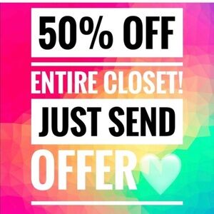 50% off everything!